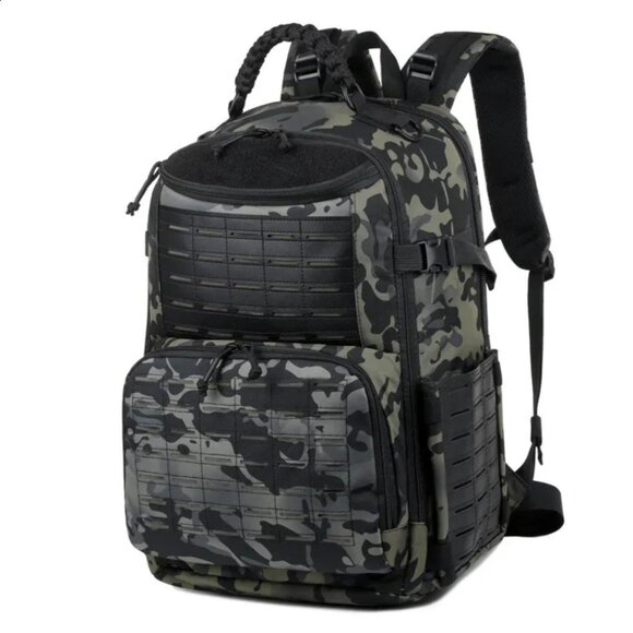 56L Tactical Waterproof Backpack for Hiking, Camping, & Hunting